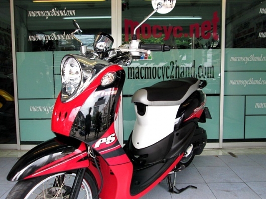 Fino PS สีดำแดง รถเดือน ตุลาคม ปี 57 รุ่นขายดี ไมล์ 6 พันโล  แถม 3 รายการ 25900