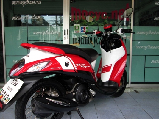 Fino i ลายสปรอต สีขาวแดง รถเดือน กุมภาพันธ์ ปี 57 ไมล์ 9 พันโล  แถม 3 รายการ 27900