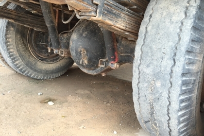 HINO FB112 ดั้มดิน เครื่อง 117 แรงม้า WO4D F หลัง