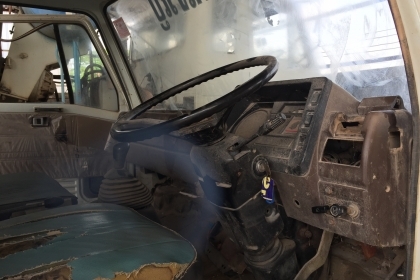 HINO FB112 ดั้มดิน เครื่อง 117 แรงม้า WO4D F หลัง