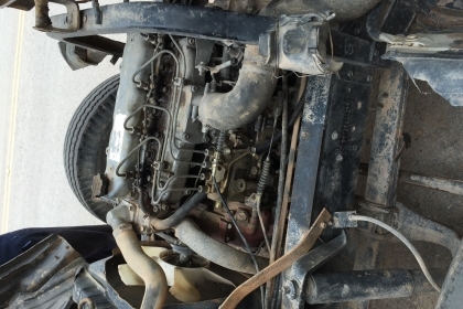 HINO FB112 ดั้มดิน เครื่อง 117 แรงม้า WO4D F หลัง