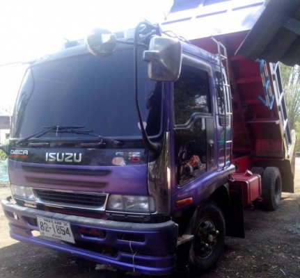 **820,000 บ.ต่อรอง/// 6ล้อดั้มดิน DECA-195 ** ขาย ISUZU DECA-195 6ล้อดั้มดิน สวยๆ ISUZU DECA FRR33H4 6HE1-195HP เครื่องดีแรงดี แห้งดี ไม่เยิ้ม เกียร์ดี ไม่มีหลุดครับ ช่วงล่างใหญ่ Fหน้า-หลัง คัสซีสวย ไม่ปะไม่ดาม กระบะดั้มเหล็ก5ตัน3.60ม.ยิงหน้า "อู่ สง