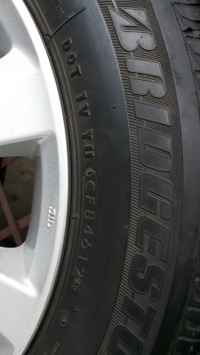 ล้อ Honda City2012 ยางบริสโตน 175 65 15