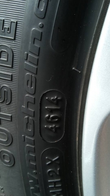 ล้อถอดป้ายแดง Honda City ขอบ15  พร้อมยาง michelin xm1 175 65 15 ใหม่ๆ