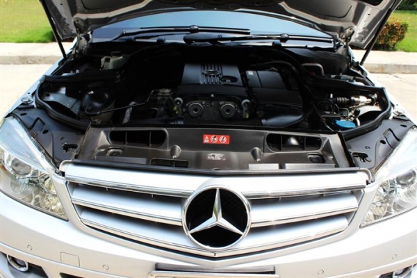 2008 BENZ C200 ELEGANCE ออกศูนย์BenzThailand กระจังหน้าsport ประกันภัยหมดปี59
