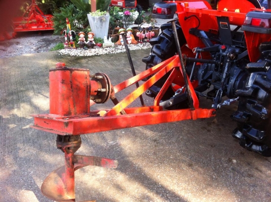 ขายรถไถ Kubota L 3408 (4WD) พร้อมเครื่องเจาะหลุม รถพร้อมใช้งานครับ