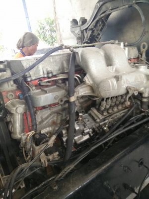 ISUZU DECA ยูโรทูปี48สวย2เพลา200แรงพร้อมกะบะลากรถเกี่ยวราคา1300000