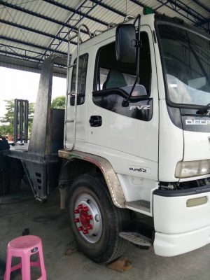 ISUZU DECA ยูโรทูปี48สวย2เพลา200แรงพร้อมกะบะลากรถเกี่ยวราคา1300000