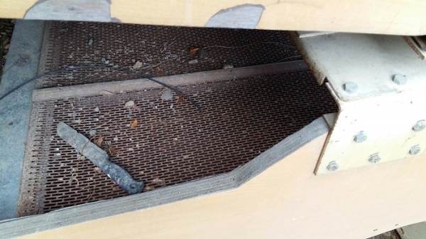 ตะแกรงสั่น ทำความสะอาด คัดแยกขยะ 2 ชั้น