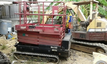 ขายตามสภาพ ราคาถูกครับ - รถแมนลิฟท์, รถยกกระเช้า ขากรรไกร AKITO สูง 6 เมตร ใช้แบตเตอรี่ 4 ลูก 1460 kg ขายตามสภาพ ราคาถูกครับ - รถแมนลิฟท์, รถยกกระเช้า ขากรรไกร AKITO สูง 6 เมตร ใช้แบตเตอรี่ 4 ลูก 1460 kg