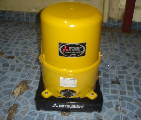 ขาย เครื่องปั๊มน้ำอัตโนมัติขนาด 100 วัตต์ mitsubishi รุ่น wp-105q3