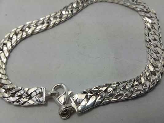 เลสข้อมือเงืนลาย2หน้า