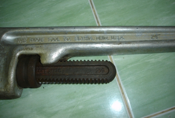 ขายประแจขันท่อ RIDGID 24" อะลูมิเนียม made in USA.