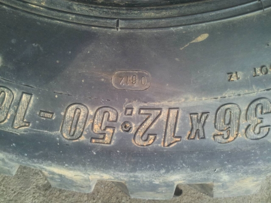 ขายยางสำหรับสายhardcore 36-12.5-16 ปี12 4เส้น