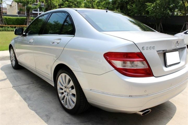2008 BENZ C200 ELEGANCE ออกศูนย์BenzThailand กระจังหน้าsport ประกันภัยหมดปี59