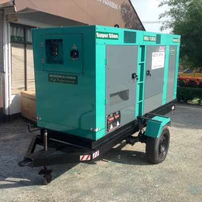 เครื่องปั่นไฟHINOพร้อมล้อพ่วง 125 Kva.รับประกัน 1 ปี เครื่องปั่นไฟHINOพร้อมล้อพ่วง 125 Kva.รับประกัน 1 ปี