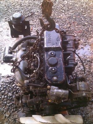 เครื่อง110แรง 4BE1 พร้อมใบคลุม