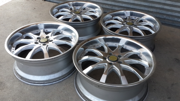 ขอบ 20 5รู114 ครบชุด 4วง แม็กเปล่าไม่มียาง