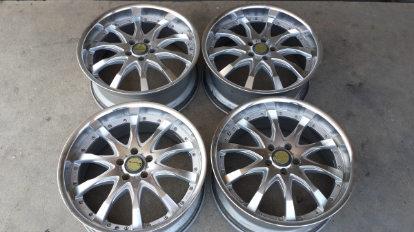 ขอบ 20 5รู114 ครบชุด 4วง แม็กเปล่าไม่มียาง