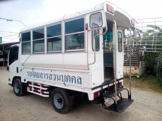 4 ล้อบรรทุก (รถโดยสาร)  *Euro.3*  ISUZU  NLR  130 แรงม้า+คอมมอนเรว *ยาว 3.20 ม.* รถสวยเดิม+สวยจริง+พร้อมใช้งาน * รถห้างแท้ * มีเล่มพร้อม *