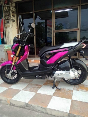 New Honda Zoomer X ปี 2557 โฉม Life Unblocked ใหม่ล่าสุด ได้ไปเหมือนออกใหม่ รถสวยเว่อร์ขั้นเทพ