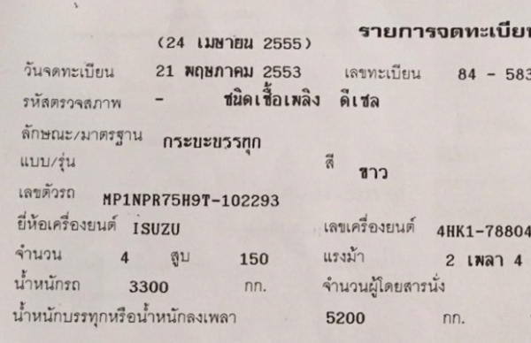 ISUZU NPR 150 HP 4HK1 EURO3 ปี 53 รถบรรทุกหกล้อ กระบะเหล็กคาร์โก้ความยาว 4.50 เมตรสภาพสวยพร้อมบรรทุกได้เลย เครื่องแน่นแรงดีไม่มีเยิ้ม หัวเก๋งสีสันบางเดิมภายในเก๋งคอนโซลสวยครบ แอร์เย็น พวงมาลัยเพาเวอร์ ช่วงล่างแน่นหนึบ ยางสภาพดี 6 เส้นประมาณ 75\% พร้อมใช้งา