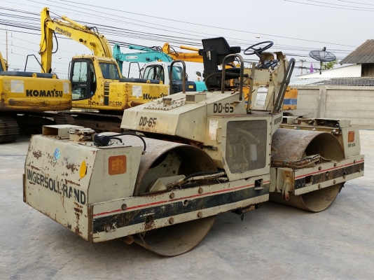 ใหม่พึ่งถึงไทย !! รถบด 6.5 ตัน Ingersoll Rand DD-65 นำเข้าจาก USA แท้ 100\% ไม่เคยใช้งานในไทย สภาพสวย