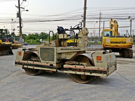 ใหม่พึ่งถึงไทย !! รถบด 6.5 ตัน Ingersoll Rand DD-65 นำเข้าจาก USA แท้ 100\% ไม่เคยใช้งานในไทย สภาพสวย