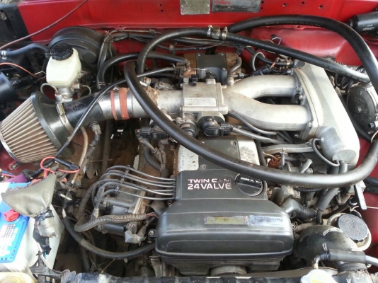 ขายไมตี้X4ประตูเกียออโต้ปี92ลงเครื่องjzติดแก๊สlpgเครื่องดี