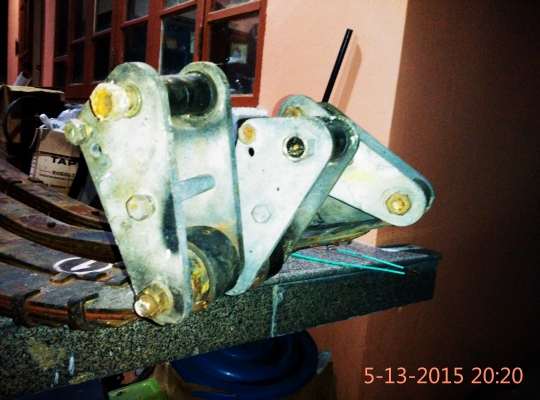 แหนบแต่งจิ๊ปมิตซู โค้งๆๆ พร้อมโตงเตงแต่ง   โช้คแต่งพร้อมแป้นแหนบ