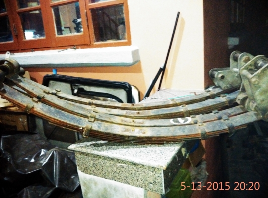 แหนบแต่งจิ๊ปมิตซู โค้งๆๆ พร้อมโตงเตงแต่ง   โช้คแต่งพร้อมแป้นแหนบ