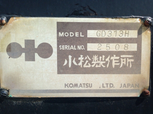 ขาย KOMATSU GD313H ขาย KOMATSU GD313H