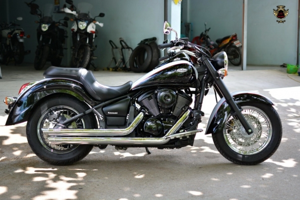 Kawasaki Vulcan Classic 900cc รุ่นปี 2013 ไมล์6,xxxโลแท้ ท่อCobra ทะเบียนแท้