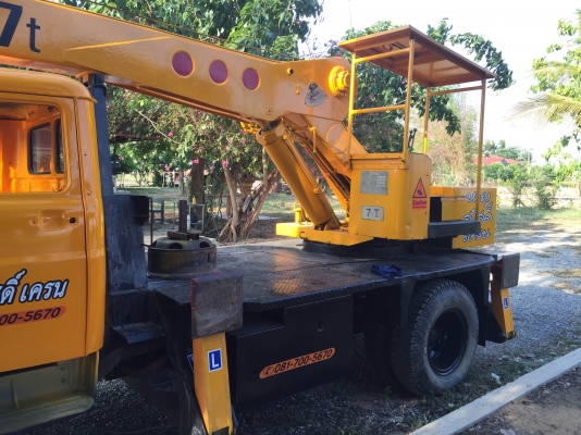 เครน unic 7 ตัน / อีซูซุ 165 แรงม้า เกียร์สโลว์กลาง