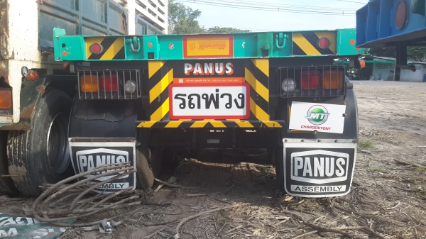 หางพ่วงพื้นเรียบพนัส  รุ่น PS3-SF1250B สามเพลา  สภาพสวย   พร้อมใช้งาน ชมสินค้าได้ที่ เอ็ม ที เจริญยนต์ สาขาปทุมธานี    โทร 081-4948363,081-7361541    ไอดีไลน์ 0814948363   >>> ผู้ขายแจ้งม.79 พร้อมแจ้งย้ายให้ลูกค้า<<<     &