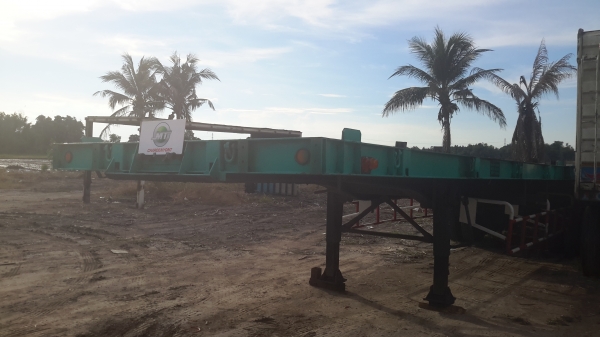 หางพ่วงพื้นเรียบพนัส  รุ่น PS3-SF1250B สามเพลา  สภาพสวย   พร้อมใช้งาน ชมสินค้าได้ที่ เอ็ม ที เจริญยนต์ สาขาปทุมธานี    โทร 081-4948363,081-7361541    ไอดีไลน์ 0814948363   >>> ผู้ขายแจ้งม.79 พร้อมแจ้งย้ายให้ลูกค้า<<<     &