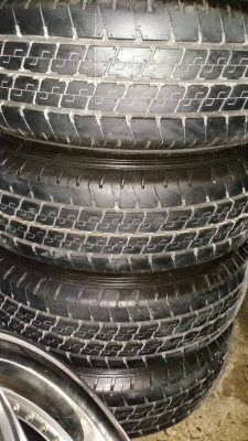 กะทะขอบ 15 6รู พร้อมยางป้ายแดงปี 15