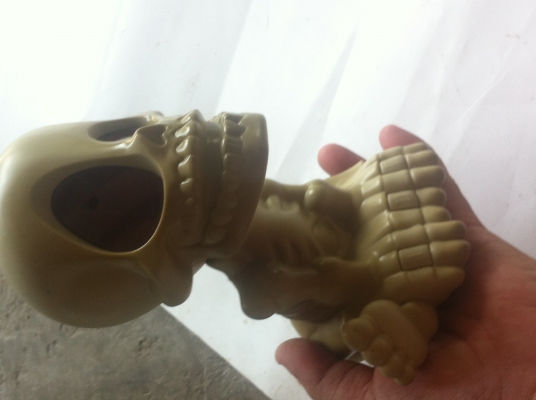 ขุดของเล่นแกล้งคน ขุดหัวกระโหลกมีไฟและขยับได้ มีโมดการตั้งค่าหลายอย่าง