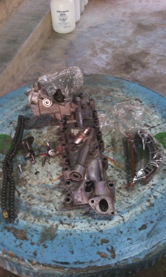 ขายฝาคูเลอร์Dmax +โซ่ราวลิ้น พร้อมตัวดันโซ่ขายฝาคูเลอร์+โซ่ราวลิ้น พร้อมตัวดันโซ่