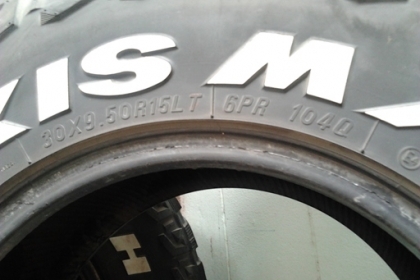 ขายยาง maxxis M/T Bighorn 764 30X9.5R15 ปี2010