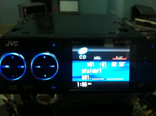JVD EXAD KD-AVX1 24Bit 4V รุ่นท็อป จอ3.5นิ้ว DVD VCD MP3 CD FMคลื่นไทย หน้าจอไฟฟ้า ปรับระดับได้4ระดับ ปรีเอ้า4ชุด AUX1ชุด Camera in 1ชุด Camera out 1ชุด Digital out 1ช่อง เครื่องศูนย์ไทย มือ2 พร้อมรีโมท