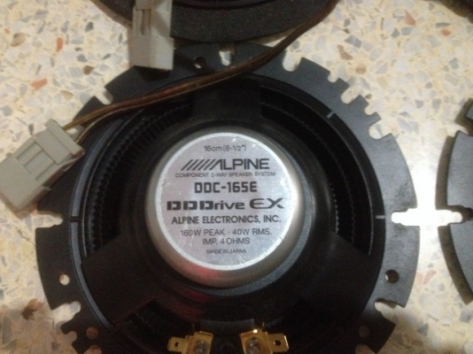 ลำโพง6นื้ว ALPINE DDDRIVE EX ของเก่าญี่ปุ่นสภาพใหม่ๆยกชุดเรยตามรูปครับ