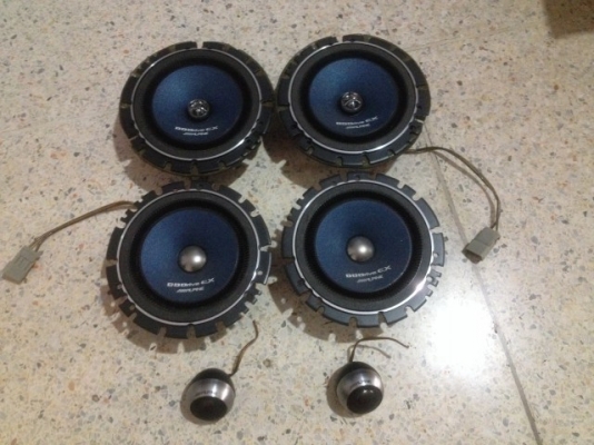 ลำโพง6นื้ว ALPINE DDDRIVE EX ของเก่าญี่ปุ่นสภาพใหม่ๆยกชุดเรยตามรูปครับ