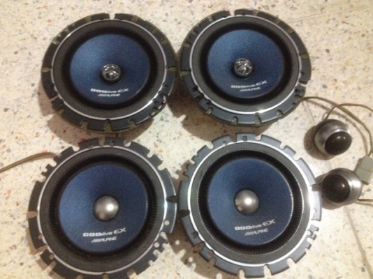 ลำโพง6นื้ว ALPINE DDDRIVE EX ของเก่าญี่ปุ่นสภาพใหม่ๆยกชุดเรยตามรูปครับ