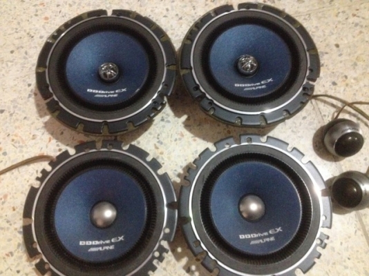 ลำโพง6นื้ว ALPINE DDDRIVE EX ของเก่าญี่ปุ่นสภาพใหม่ๆยกชุดเรยตามรูปครับ