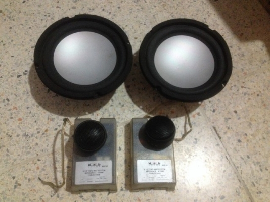 ลำโพงเเยกชิ้น6นิ้วครึ่ง WEB SOUND ของมาจากญี่ปุ่นครบชุดตามรูป