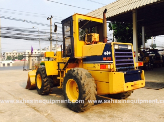 รถตัก ยี่ห้อ KOMATSU รุ่น WA150-1 S/N 30266 บจก.สหสินอีควิปเม้นท์ โทร.081-5851880, 02-5168100-1 www.sahasinequipment.com