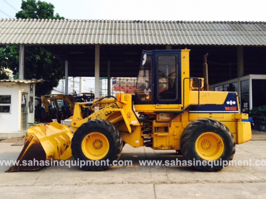 รถตัก ยี่ห้อ KOMATSU รุ่น WA150-1 S/N 30266 บจก.สหสินอีควิปเม้นท์ โทร.081-5851880, 02-5168100-1 www.sahasinequipment.com