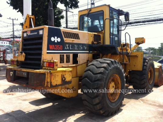 รถตัก ยี่ห้อ KOMATSU รุ่น WA350-1 S/N 208XX บจก.สหสินอีควิปเม้นท์ โทร.081-5851880, 02-5168100-1 www.sahasinequipment.com