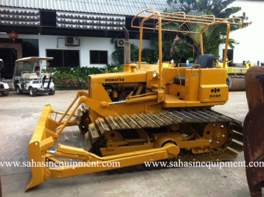 รถแทรคเตอร์ ยี่ห้อ KOMATSU รุ่น D20PL-5 นำเข้า บจก.สหสินอีควิปเม้นท์ โทร.081-5851880, 02-5168100-1 www.sahasinequipment.com